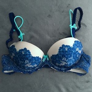 32A Blue Tonal Victoria’s Secret Dream Angel Bra